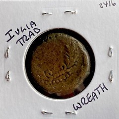 14 BC-10 BC Ancient Roman coin Emperor Octavian Augustus Julia Traducta Genuine