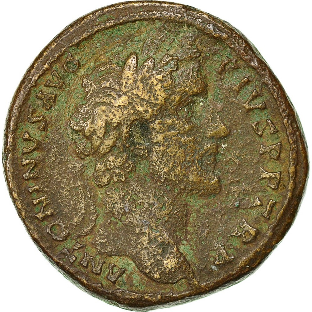 [#491696] Coin, Antoninus Pius, Sestertius, 146, Rome, VF, Bronze, RIC:765