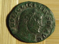Licinius I AE Follis. 313-314 AD. ANTIQUE ROMAN IMPERIAL COIN, clean