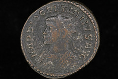 Roman Coin Diocletian Antoninianus Jupiter with Victory Lugdunum mint 291-292 AD