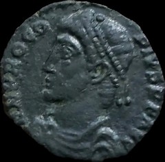 Procopius Usurper BI 17mm. Heraclea, AD 365-366. Roman Empire. Very rare