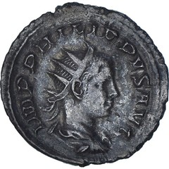 [#1177262] Coin, Philip II, Antoninianus, 247-249, Rome, AU, Billon, RIC:230