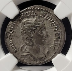 🔥ROMAN EMPIRE OTACILIA SEVERA AD 244-49 SILVER DOUBLE DENARIUS NGC ChXF