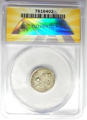 Marc Antony AR Denarius Portrait Silver Coin 40 BC – Certified ANACS XF40 (EF)