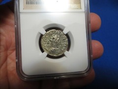 Probus Silver Ancient Roman Coin AD 276-282 B: Aurelianianus NGC F 21 mm