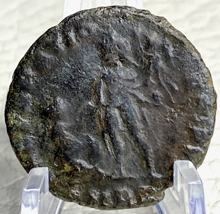 Authentic Ancient Roman Coin 378-383AD Gratianus 1600 Year Old Kneeling Female