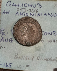 253-268 Gallienus Ancient Roman Coin C-165 Nice Original XF+ CHRC
