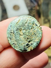 Nero Ae Provincial Antioch AD 54-68, Damnatio Memoriae, Gaming Piece, Very Rare!