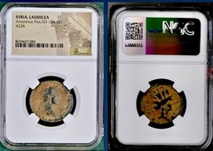 Antoninus Pius Ancient Roman 138-161AD Tyche NGC Genuine Authentic Provincial