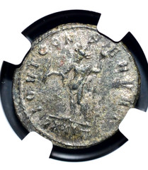 DIOCLETIAN, AD 284-305, BI AURELIANUS, NGC CERTIFIED, (671)