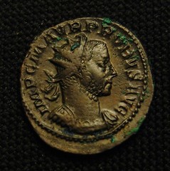 Antoninianus Emperor Probus Rv LAETITIA AVGVSTI 3.37 gr 21-2mm Lugdunum AD 276-7