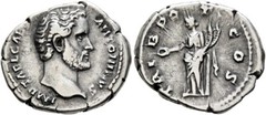 Antoninus Pius, as Caesar, 138. Denarius (Silver, 19 mm, 3.31 g, 6 h), Rome, 138