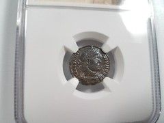 Constantine II Roman Empire BI Nummus AE3/4 NGC XF Ancient Epfig Hoard Pedigree