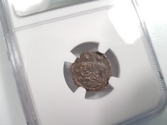 She-Wolf Twins Constantine NGC XF Roman Empire Nummus Remus Romulus Epfig Hoard